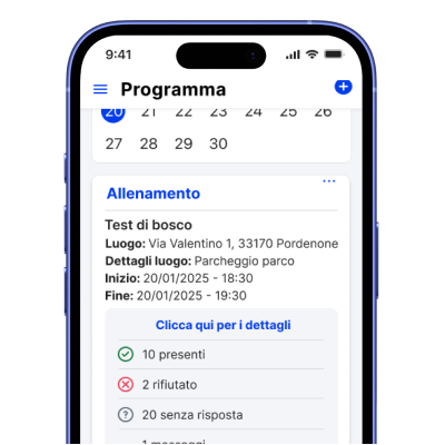 Schermata programma Skirank